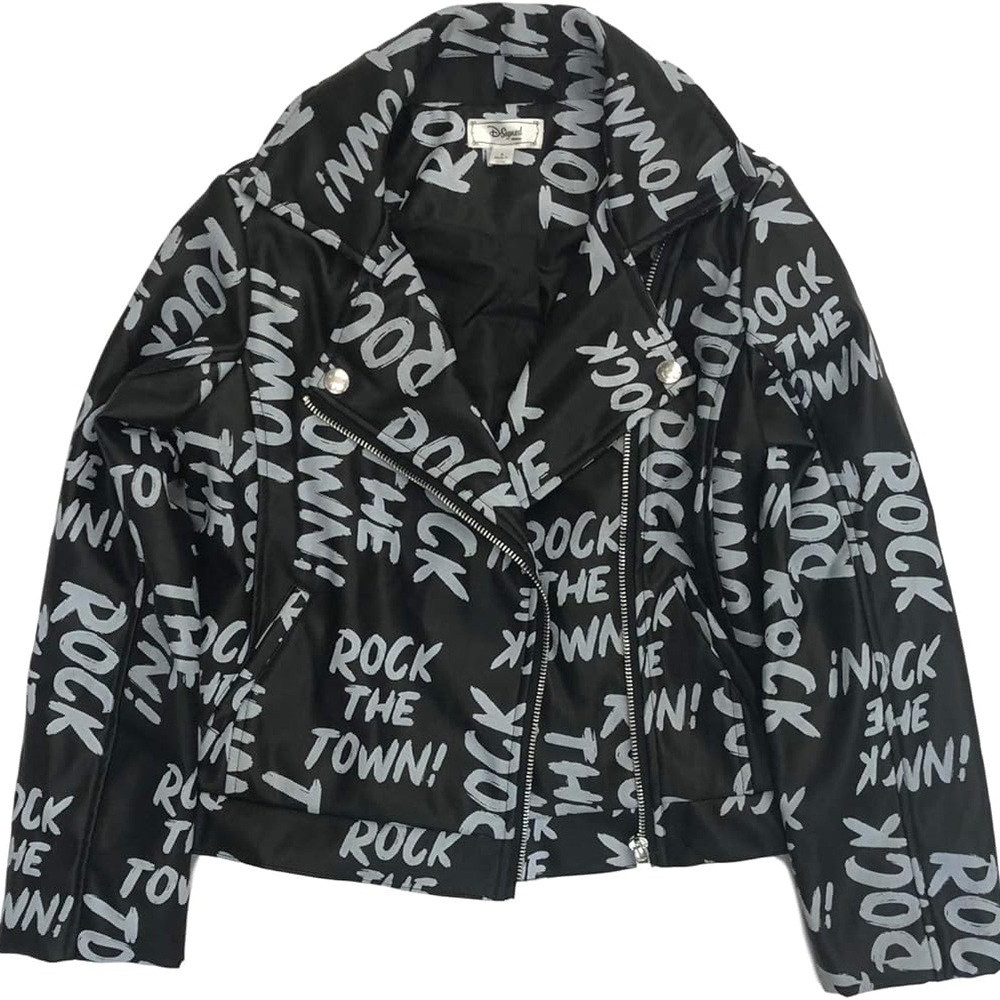 DISNEY D-SIGNED | Descendants Rock the Town Faux Leather Girls 14/16 Jacket